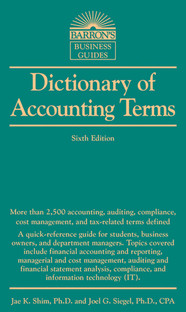 Accounting Dictionary of 4,000 US-GAAP Terms